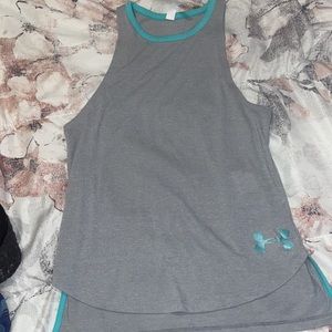 Gray under armour  muscle tank